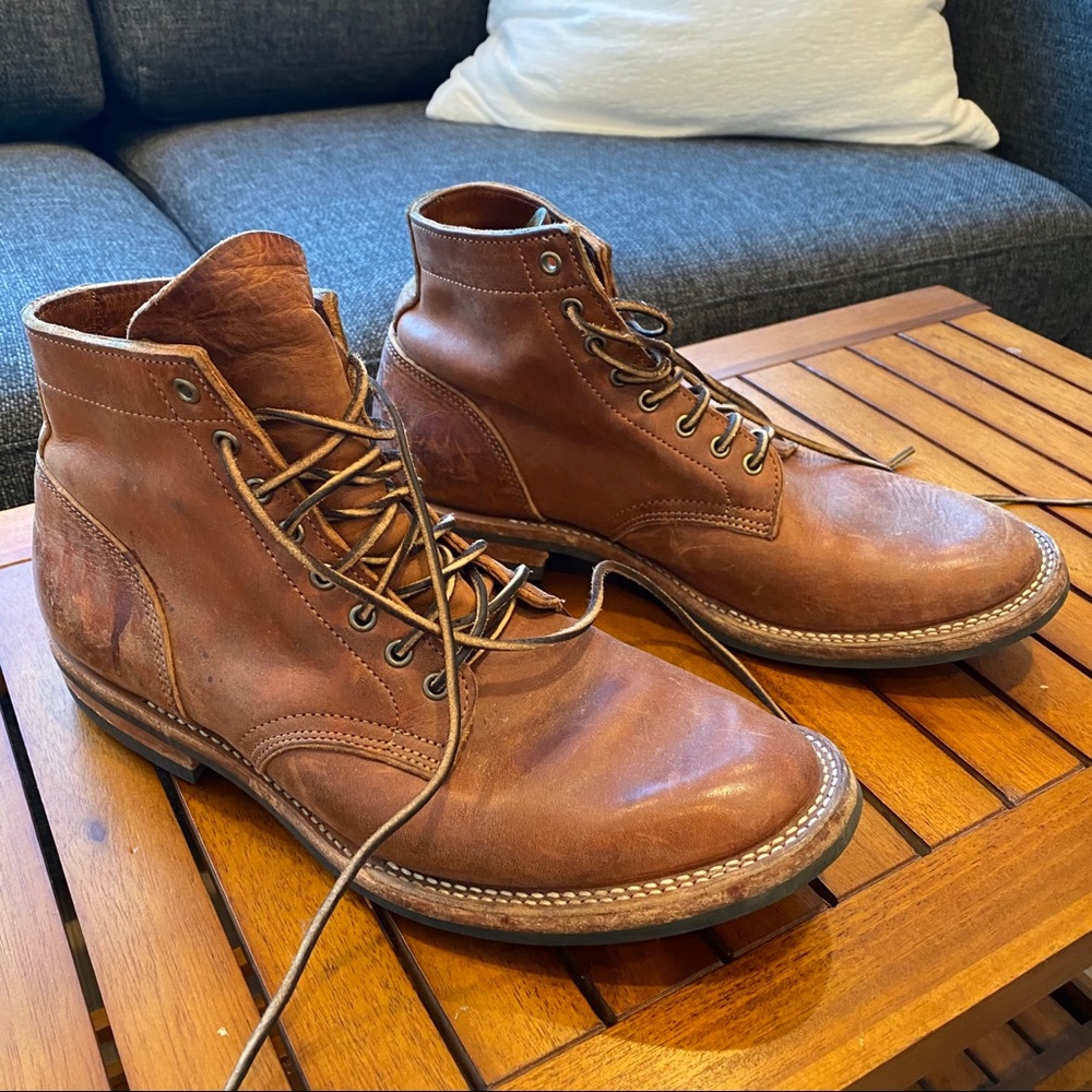 Truman Boot Co. Marrone Horsehide 10.5